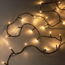PROFI LED vianočné osvetlenie 12m reťaz, 120xLED, IP44, teplá biela + časovač