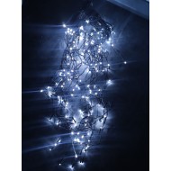 PROFI LED svetelný záves - GIRLANDA, 3,6m, 200xLED, studená biela, IP44, 8 módov svietenia