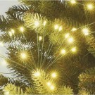 LED svetelná reťaz, 150xLED, svietiace trsy, teplá biela, 230V, časovač, IP20