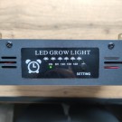 PROFI LED GROW panel pre všetky rastliny so zabudovaným samochladiacim systémom a časovačom, 110W, 220V, ružová