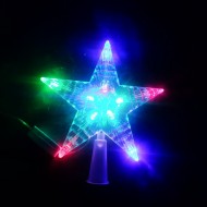 LED vianočná HVIEZDA na stromček - RGB