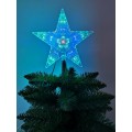 LED vianočná HVIEZDA na stromček - RGB