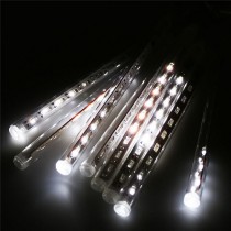 LED vianočné osvetlenie meteor,  8ks ( 30cm/ks ), padajúce hviezdy, IP44, studená biela