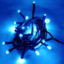 LED vianočné osvetlenie, 2,5 m reťaz, 25xLED, IP44 modrá