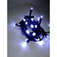 LED vianočné osvetlenie, 2,5 m reťaz, 25xLED, IP44, studená biela