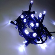 LED vianočné osvetlenie, 2,5 m reťaz, 25xLED, IP44, studená biela