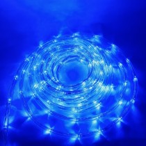 Vianočný LED svetelný had vonkajší, 8m, IP44, modrá