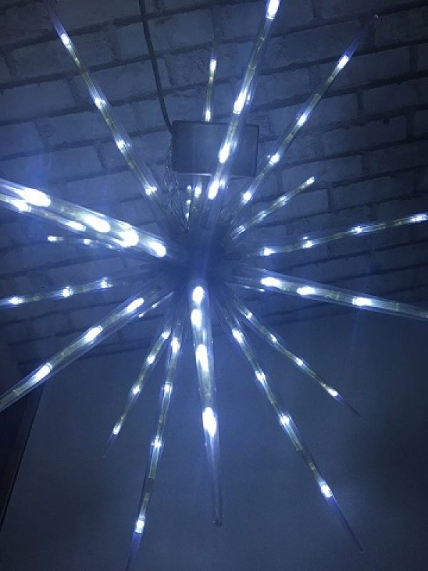 LED svietiaci JEŽKO, 55cm, chladná biela