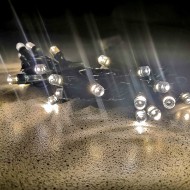LED vianočné osvetlenie, 3 m reťaz, 20xLED, IP44, teplá biela