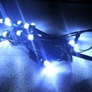 LED vianočné osvetlenie, 3 m reťaz, 20xLED, IP44, studená biela