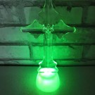 LED svietiaci krížik, RGB - viacfarebný