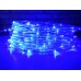 Vianočný LED svetelný had vonkajší, 17m, IP44, modrá