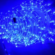 Vianočný LED svetelný had vonkajší, 17m, IP44, modrá