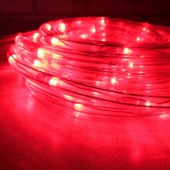 Vianočný LED svetelný had vonkajší, 8m, IP44, červená