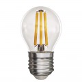 LED žiarovka filament mini globe A++ 4W E27 neutrálna biela