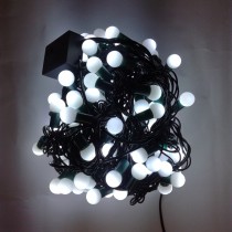200LED  vianočná reťaz CHERRY GULIČKY ,15 m - studená biela