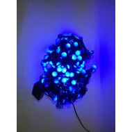 100LED vianočné cherry gule 7,5 m - modrá