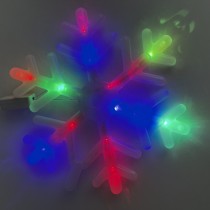 LED vianočná hviezda s plynulou zmenou farieb, RGB-viacfarebná