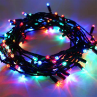 PROFI LED vianočné osvetlenie 12 m reťaz, 120xLED, IP44, RGB - viacfarebná + časovač