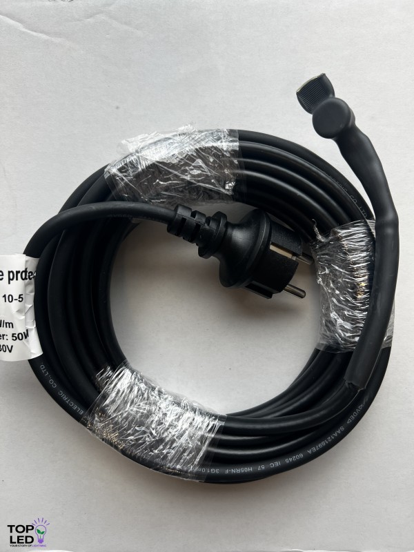 EXTRA PEVNÝ vykurovací kábel na ochranu proti mrazom s TERMOSTATOM IP68 10W/m - 5 m