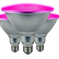 PROFI LED GROW žiarovka pre všetky rastliny 27W, E27, High-power+, IP65, ružovo-modrá