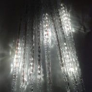 LED vianočné CENCÚLE 50 cm, 8xLED, 2,5m, IP20, studená biela