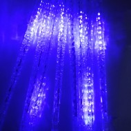 LED vianočné CENCÚLE 50 cm, 8xLED, 2,5m, IP20, modrá